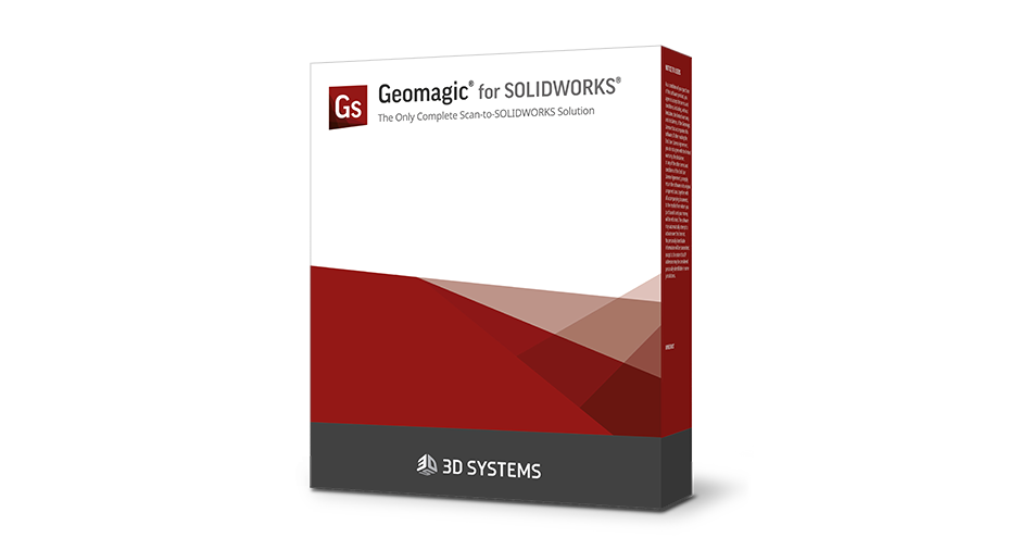 Geomagic for SOLIDWORKS 3D scanning software