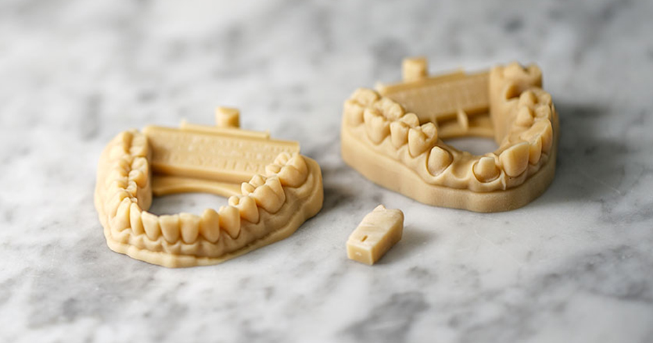 Dental industry 3d printed wax up models by 3D Systems