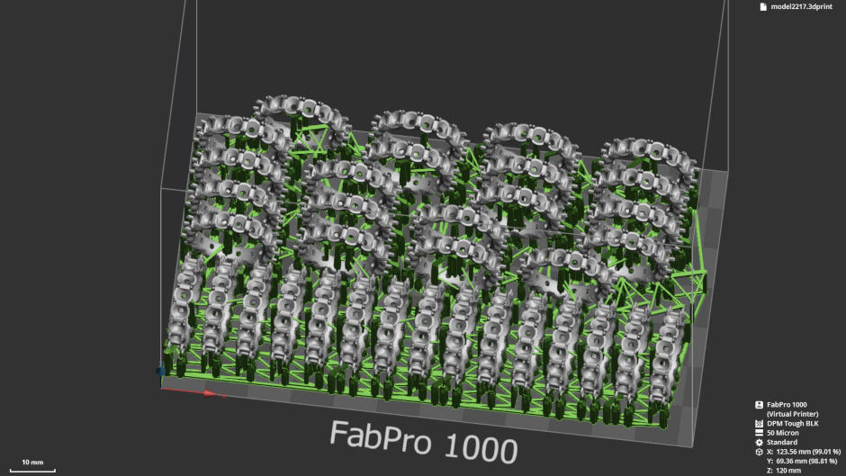 3D Sprint Part Preparation Screenshot